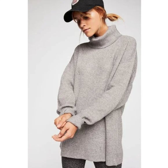 Free People Slightly Structured Tunic Sweater - Picture 3 of 4